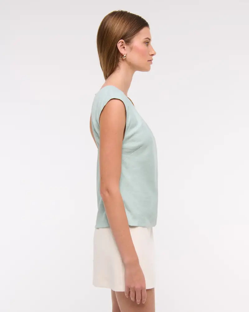 Linen Shell Top